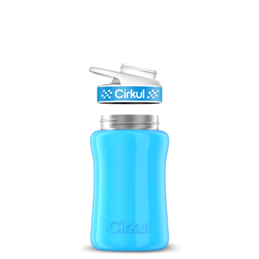 12oz. Stainless Steel Bottle & Comfort Grip Lid